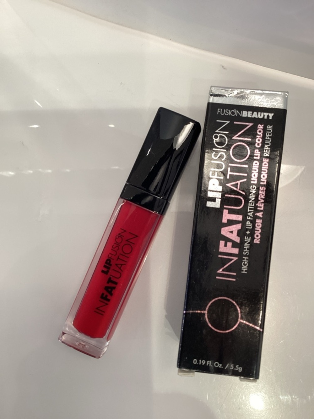(Discontinued)FusionBeauty InFATuation Liquid Plumping Lipstick, Screen Siren